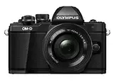 Olympus OM-D E-M10 Mark II Kit, Micro Four Thirds Systemkamera (16 Megapixel, 5-Achsen Bildstabilisator, elektronischer Sucher) + M.Zuiko 14-42mm EZ Zoomobjektiv, schwarz