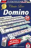 Schmidt Spiele 49207 Classic Line, Domino, mit großen Spielsteinen, Bunt