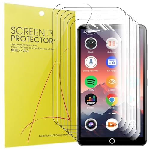 Blueshaweu Schutzfolie Kompatibel mit joliker MP3 Player 4.02 Zoll Touchscreen M301, HD klar Flexible TPU Displayschutzfolie [6 Stück] Kompatibel für joliker M301 MP4-Player (transparent)