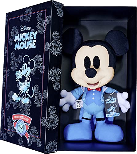 Simba 6315870306 - Disney Celebration Mickey Mouse, Mai Edition, Amazon Exclusiv, 35cm Plüschfigur, Micky Maus, im Geschenkkarton, Limitiert, Sonderedition, Sammlerstück, ab den ersten Lebensmonaten