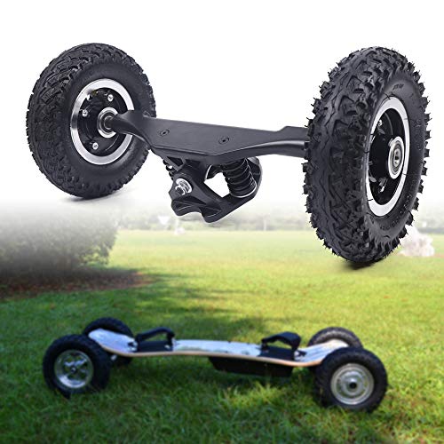 8 Zoll Skate Wheel, Skateboard Truck Combo Set, mit Radständer, Combo Skateboardräder, Riemenscheibe für Offroad Elektro LKW, Mountain Board Longboard