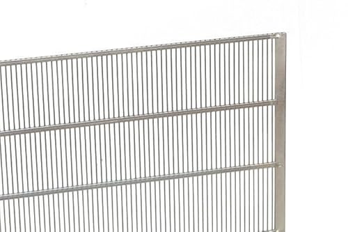 5x Absperrgitter aus Metall verzinkt Segeberger 435 x 435 mm 2-seitig gerahmt