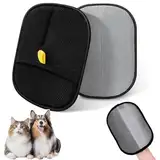 XUDUOO 2 Stück Pet Hair Remover Glove,Wiederverwendbare Fellpflegehandschuhe für Haustiere, Fellmagnet Katzen Hunde, Für Glattes und Gesundes Fell, Static Removal Gloves for Clothes, Sofas, Carpets
