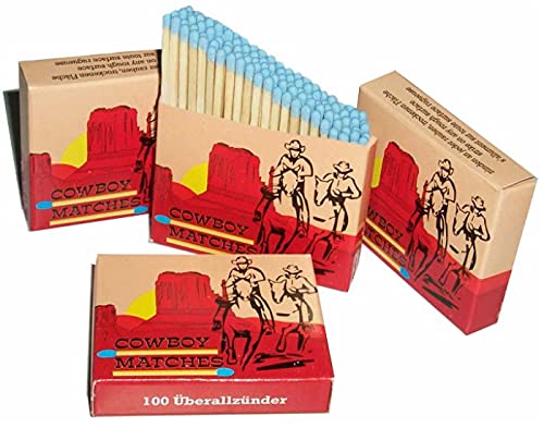 10er Pack Überallzünder "Cowboy Matches"