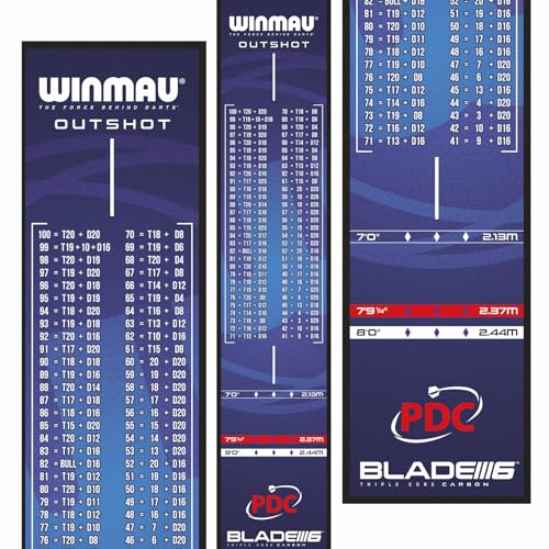 WINMAU Outshot Soft-Feel Dart Matte