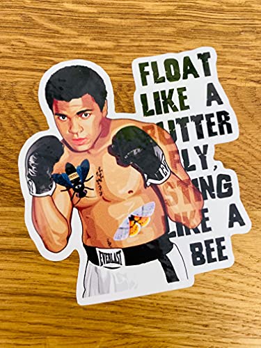 Float Like A Butterfly Aufkleber Sticker Muhammad Ali Boxing Boxen Sport Mi510