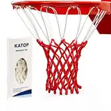 KATOP Basketballnetzsystem Standardgrößen Garantierte Qualität Allwettertauglich Geeignet für alle Standardgrößen von Basketballkörben