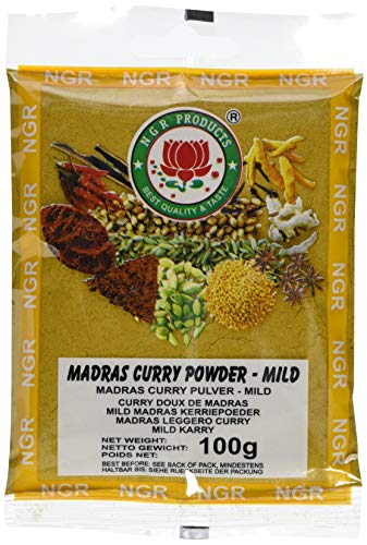 Ngr Currypulver, mild, Madras, 100g (1 x 100 g Packung)