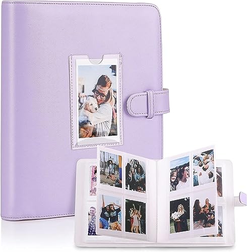 FORETOY Fotoalbum mit 272+1 Taschen kompatibel mit Instax 3 Zoll Film- kompatibel mit Fujifilm Instax Mini 90 9 8 8+ 70 7c 7s 11 50s 7+ 25 Mini LiPlay Mini Link, Polaroid Snap, Kodak Sofortbilddrucker