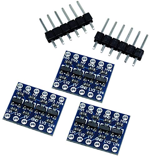 mmtrade | 3x 4-Kanal Pegelwandler Logic Level Converter Shifter 4 Kanal Pegelwandler I2C IIC BiDirektional 5V~3.3V für Arduino Raspberry Pi Mikrocontroller