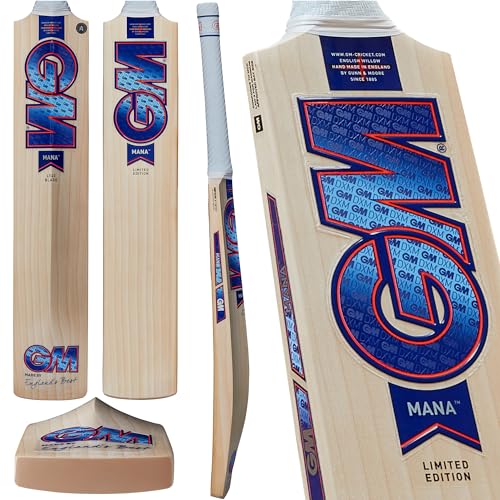 Gunn & Moore Unisex Jugend Mana 606 Cricketschläger, Natur, Size 5-Player Height 150-157cm