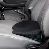 Livtribe Autositzkissen,Ergonomisches Sitzkissen für Auto,Memory Foam Autositzauflage,orthopädisches sitzkissen für Autositz,Road Trip Essentials für Fahrer(Schwarz)