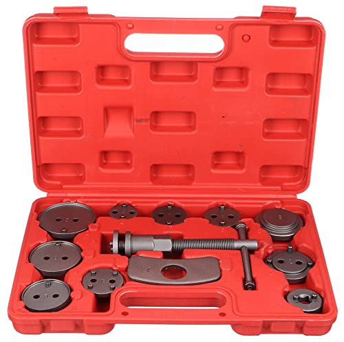 SIXTOL Brake Set 12 Bremskolbenrücksteller Set | 12tlg | Kunststoffkoffer | Rückstellwerkzeug zum des Bremskolben | Bremssattel Kolben Wind Zurück Tool Kit | KFZ Werkzeug | Bremse Instandsetzung