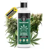 CannaGrow24 Cannabis Dünger - für Cannabis Pflanzen - Wachstums- & Blütephase - Indoor & Outdoor - BIO NPK & organischer Grow & Bloom Hanfdünger - Komplettlösung - 500 ml