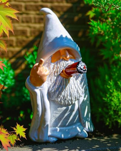 Gartenzwerg Mittelfinger, Gartenzwerg, Lustige Geschenke, Gartenzwerg Lustig, Gartenzwerge für Außen, Gartenzwerge