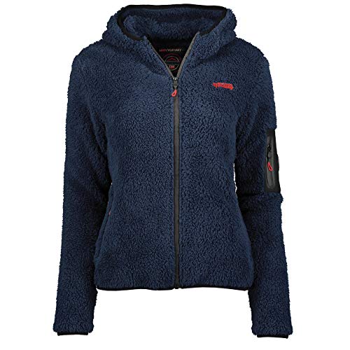 Geographical Norway Damen Fleecejacke Uleba Lady sehr weich Gr. 42, marineblau