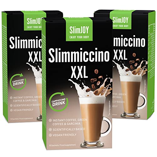 SlimJOY Slimmiccino XXL - mit Garcinia Cambogia, Grünkaffee-Extrakt und Guarana Extrakt (30 Beutel)