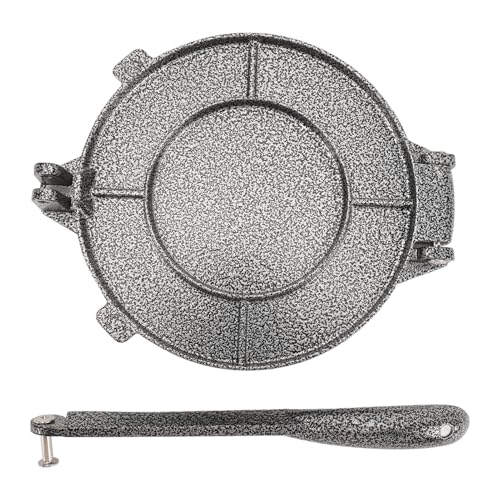 Tortilla Press, 6,3 -Zoll -Aluminiumlegierung Tortilla Taco Press Roti -Hersteller mit Griff Zum Frühstück zu Hause