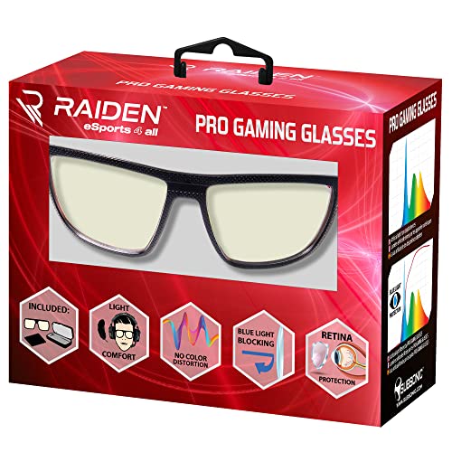 Subsonic Raiden - Pro Gaming-Brille - Gamer-Brille für Blaulichtschutz