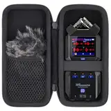 Aenllosi Hart Tasche Kompatibel mit Zoom H4essential 32-Bit Handy Recorder, Hülle Gehäuse für Zoom Recorder, Schwarz (Nur Tasche)