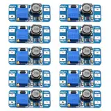 Lmzzdld 10er Pack, DC-DC Set Kit Boost Regler Set Kit USB Power, 2V-24V auf 5V-28V, 2A Ausgang, Micro-USB