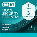 ESET HOME Security Essential 2024 | 3 Geräte | 1 Jahr | inklusive Sicheres Banking & Surfen, Sicheres Heimnetzwerk, Webcam-Schutz | Windows, macOS und Android | Aktivierungscode per E-Mail