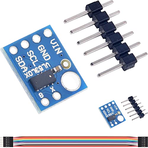 DAOKAI VL53L0X Entfernungssensor Time-of-Flight-Entfernungssensor GY-530 Lasersensor 2,8‑5 V IIC-Kommunikationsprotokoll mit Pin,Dupont-Kabel(2 Stück)