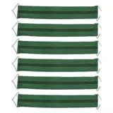 babominimer 6 Stück Stuhlgurte, Stuhlverstärkungsgurte, geeignet für Sonnenliegen, Liegestühle, Klappstühle, Anti-Schwerkraft-Stühle und Bungee-Stühle (grün)