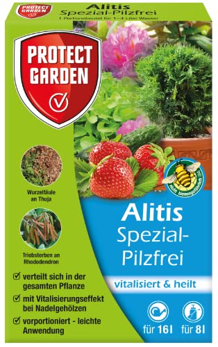 PROTECT GARDEN Alitis Spezial-Pilzfrei, gegen Pilzkrankheiten wie Wurzelfäule, Welkepilze und Triebsterben an Zierpflanzen, Obst und Gemüse, 40 g