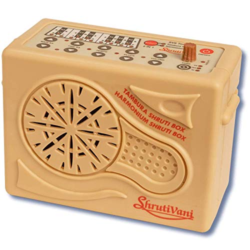 Shrutivani 2-in-1 Carnatic Elektronische Shrutibox mit Tambura + Harmonium