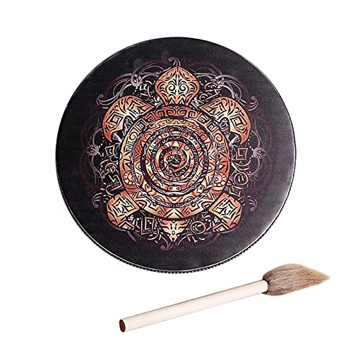 Schamanentrommel, handgefertigt, schamanische Trommel, Geist, Musikspielinstrument, exquisites Aussehen, Bürodekoration, Ornament