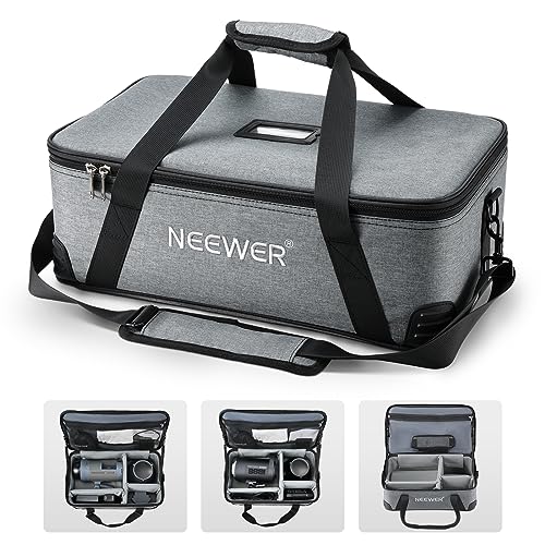 NEEWER Tragetasche mit beweglichem Schaumstoff gepolstert für Studio Light Vision 4 ML300 CB60 CB60B RGB CB60 MS60B MS60C MS150B, strapazierfähiges Oxford-Gewebe, Transporttasche mit Schultergurt und