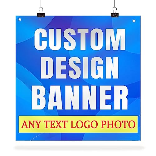 Banner Selbst Gestalten für Den Innen- Und Außenbereich, Banner Personalisiert mit Logo, Text, Foto, Geburtstagsbanner/Schulanfang/Abschlussfeier/Einschulung