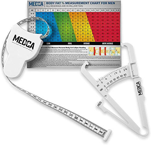 Körperfett-Messschieber und Messband für den Körper – Skinfold Messschieber und Körperfettband Messwerkzeug für genaue Messung von BMI Skin Fold