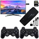 iLogic Retro Konsole Spielkonsole TV Game Stick mit 2 Gamepads Bluetooth Wireless Plug und Play 64GB HDMI 4K - 21000+ Spielen Spielekonsole Retro Gaming