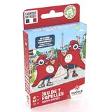 LA DUCALE - Spiel mit 7 Familien Maskottchen Olympische und Paralympische Spiele Paris 2024 – Kartenspiel für Kinder und Familie – ab 4 Jahren