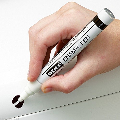 Weißer Emaille-Reparatur-Stift, Lackstift, für Badezimmer und Küche