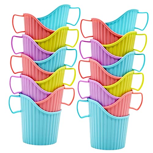 Yardwe Cup-Organisator 20 Stück Einweg-Becherhalter Pappe Becherträger Für Getränke Becher Kaffeebecher Papierkaffeetassen Papierkaffeehüllen Isolierbecherhülle Kaffeetassenabdeckung