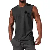 Fitness Tshirt Herren Tshirt Herren Oversize Unterhemd Weiß Herren Ärmellose T-Shirts Shirt Ärmellos Herren Gym Tank Top Herren Tank Top Herren Sommer Herren Armloses Shirt Tops Basic Männer