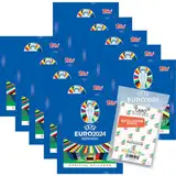 Bundle mit EM 2024 Germany - Sammelsticker + Exklusive collect-it Hüllen (10 Tüten)