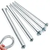 5 Stück Federrohrbieger, Biegefeder, Gebogene Kupfer Aluminiumrohre, Superelastisches Stahlfederrohrbieger, Federrohr Biegeset, für Kupferrohre, Aluminiumrohre 1/4 5/16 3/8 1/2, 5/8 Zoll-5 In 1