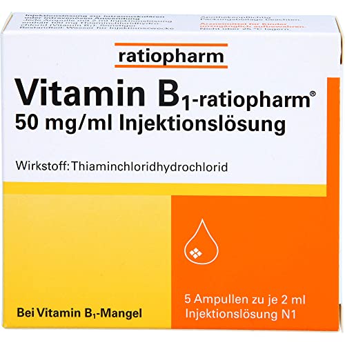 VITAMIN B1 ratiopharm 50mg/ml Inj.Lsg. Ampullen 5X2 ml