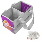 Blnriam Tragetasche für Toniebox-Starterset und Zubehör,Tonie aufbewahrung,Tasche toniebox, Filz-Organizer-Tasche für Tonies-Figur und Toniebox (tiefviolett)