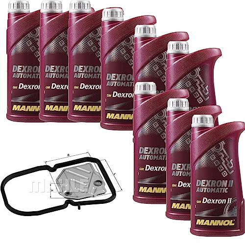 Automatikgetriebe Ölwechsel Satz Getriebeölwechselsatz mit 9 L Dexron II Automatikgetriebeöl + Getriebeölfilter