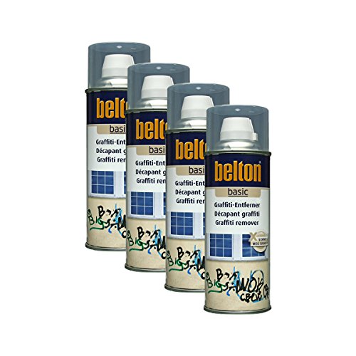 Kwasny 4X 323 475 Belton Basic Graffiti-Entferner farblos 400ml