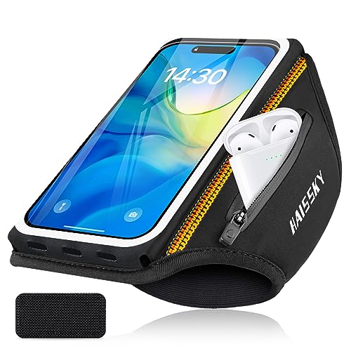 Sportarmband Mit Kopfhörer Tasche Handytasche Joggen Sport für iPhone 15 Pro Max 14 Pro 13 12 11 Galaxy S24 Ultra S23 S22, Xiaomi Huawei Handyhalterung Joggen Arm Handyhülle Running Armband