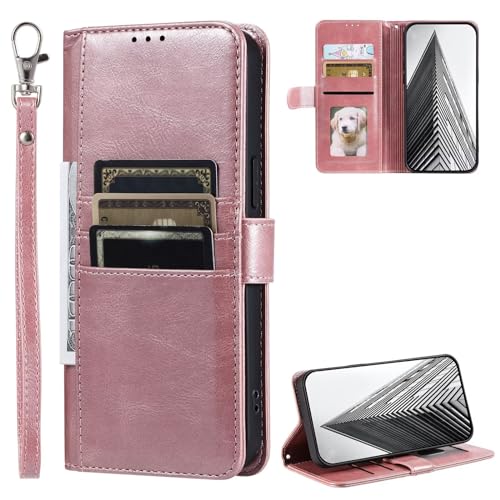 Miagon Handyhülle für Xiaomi Redmi Note 11S,Hülle PU Leder Klappbar Schutzhülle Tasche Wallet Brieftasche Cover Flip Case Standfunktion 6 Kartenfächern