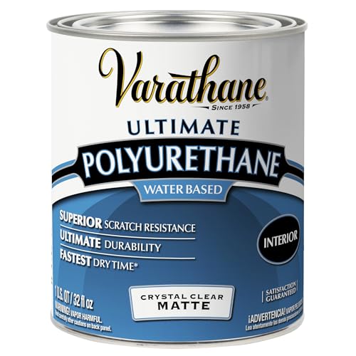 Varathane 262074 1 Quart Clear Matte Soft Touch Polyurethane by Zinsser
