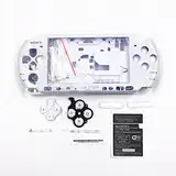 Vollgehäuse, Schutzhülle mit Tasten, Schrauben und Schraubendrehern für Sony PSP 3000, 3001, 3002, 3003 und 3004 weiß