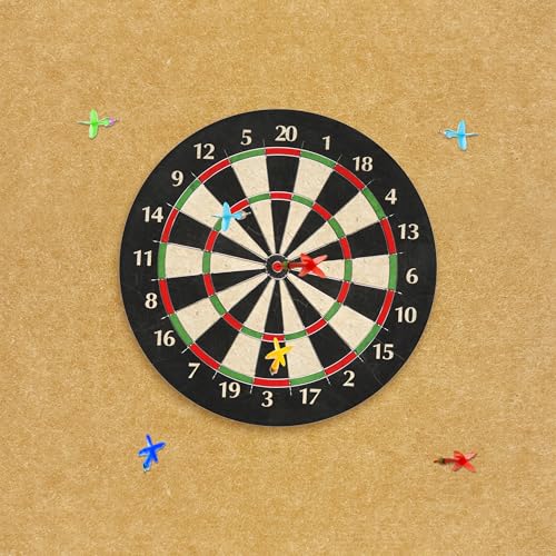 Dartscheibe Wandschutz Dartscheibe Surround Kork 4pcs Selbstklebend Gespleißte Wand Surround Board Einfache Montage Dart Surround Kork Dart Board Wandschutz Tan